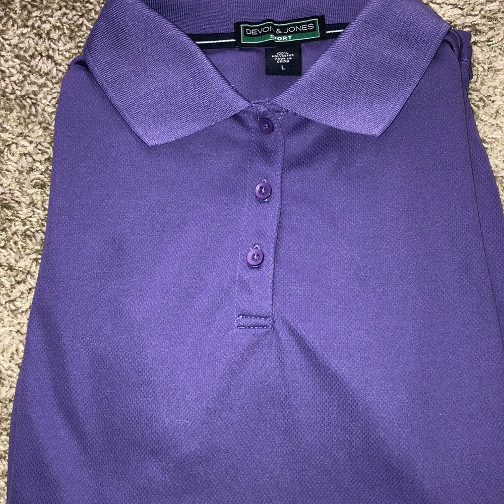 Light purple polo